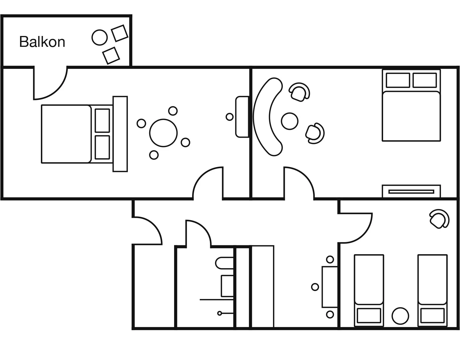 Grundriss GRAND SUITE Leipzig Suites
